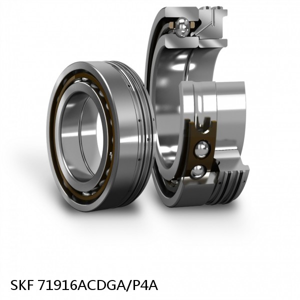 71916ACDGA/P4A SKF Super Precision,Super Precision Bearings,Super Precision Angular Contact,71900 Series,25 Degree Contact Angle