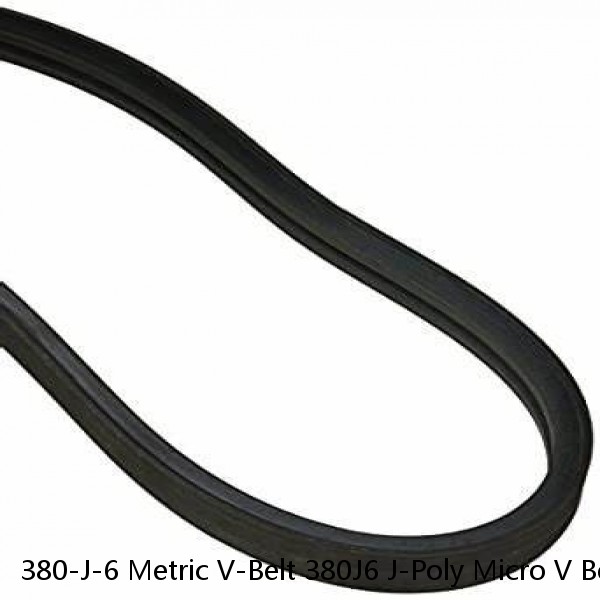 380-J-6 Metric V-Belt 380J6 J-Poly Micro V Belt