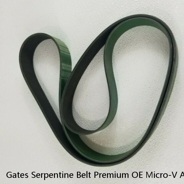 Gates Serpentine Belt Premium OE Micro-V AT Belt Gates K060435 Green Stripe NOS