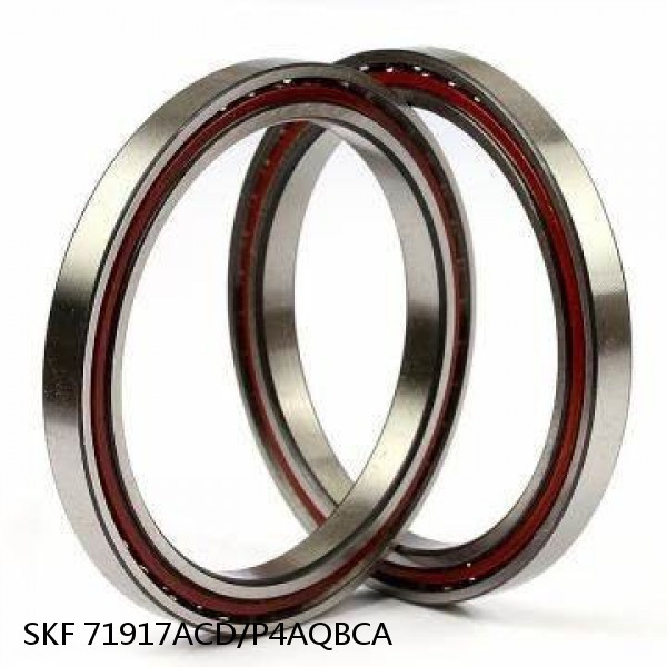 71917ACD/P4AQBCA SKF Super Precision,Super Precision Bearings,Super Precision Angular Contact,71900 Series,25 Degree Contact Angle