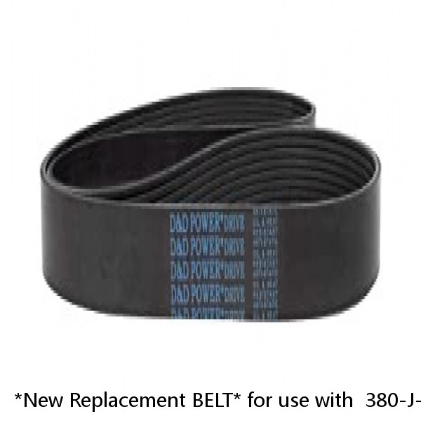 *New Replacement BELT* for use with  380-J-6 NEW POLY V MICRO-V V-BELT 380 J6