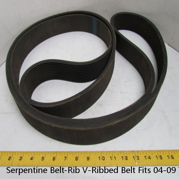 Serpentine Belt-Rib V-Ribbed Belt Fits 04-09 Toyota Prius 1.5L 3PK860 EPDM MOCA