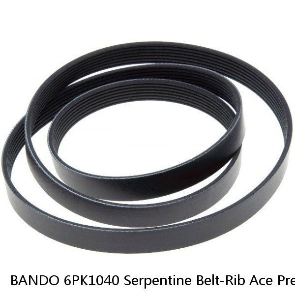 BANDO 6PK1040 Serpentine Belt-Rib Ace Precision Engineered V-Ribbed Belt 